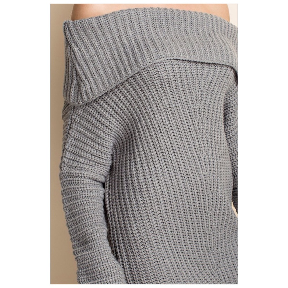 Heather Grey Sweater - Picture 8 of 8